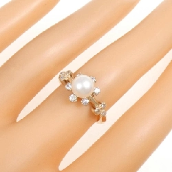 Nhẫn ngọc trai Akoya K18PG 6.5mm - Hàng hiệu Authentic 850942