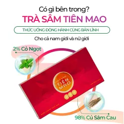 Trà sâm tiên mao Sunbeleaf ( sâm cầu đen),hộp 29 vói 787391