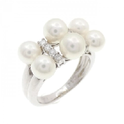 Nhẫn ngọc trai Akoya K18WG