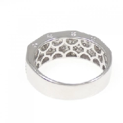 Nhẫn kim cương Pavé K18WG 0.90CT 668688