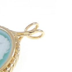 K18YG Mặt dây chuyền ngọc bích - Hàng hiệu Authentic 865965