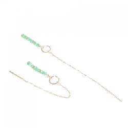 K18YG Bông tai Ngọc lục bảo 1.00CT - Hàng hiệu Chính hãng 867796