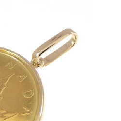 K18YG(枠) Đồng xu Mặt dây chuyền - Hàng hiệu Chính hãng 866161