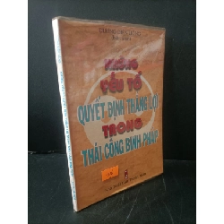[Phiên Chợ Sách Cũ] Những yếu tố quyết định thắng lợi trong thái công binh pháp 2000 - Dương Diên Hồng 0506