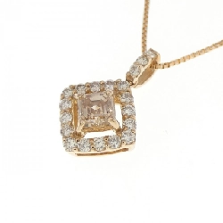 K18PG Dây chuyền kim cương 0.37CT - Hàng hiệu Chính hãng 862545