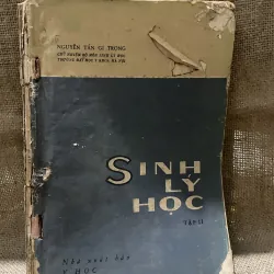 Sinh lý học tập 2 - 280 trang - Xb 1971 926127