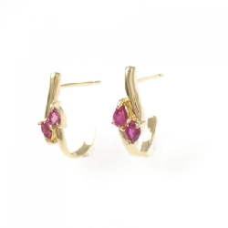 K18YG Bông tai Ruby - Hàng hiệu Chính hãng 864454