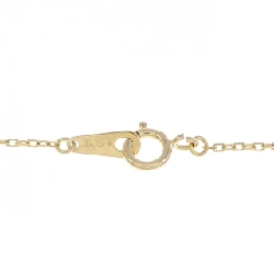 K18YG Dây chuyền kim cương hình ruy băng 0.03CT - Hàng hiệu Chính hãng 871165