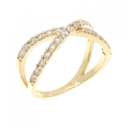 【Sản phẩm mới】Nhẫn kim cương K18YG 0.52CT