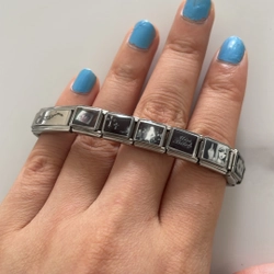 Vòng charm Italian bracelet tặng thêm charm trơn tăng size vòng thoải mái