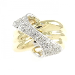 Nhẫn kim cương 750YG/750WG - Hàng hiệu Authentic 848823