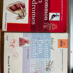 combo 2 quyển Atlat y học Hội chứng đau , tặng thêm 1 cuốn dày to 