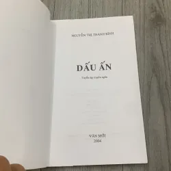 Dấu ấn - nguyễn thị thanh bình. Có chữ ký tác giả. 10b1 1026218