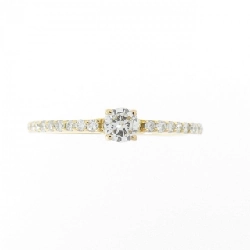 Nhẫn kim cương 750YG 0.17CT 670901