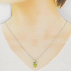 K18WG Peridot Necklace 2.26CT - Hàng hiệu Chính hãng 856484