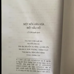 Một nền văn hóa biết xấu hổ , tuyển dịch bởi Lê Sơn 1027710