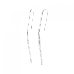 Bông tai kim cương 750WG 0.22CT - Hàng hiệu Chính hãng 875970