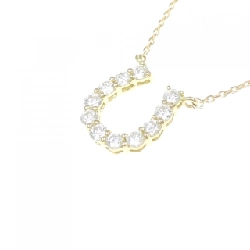 Dây chuyền kim cương K18YG hình móng ngựa 0.503CT - Hàng hiệu Chính hãng 864003