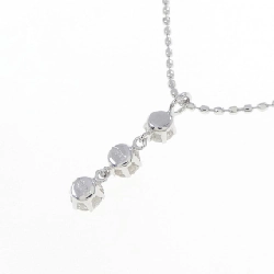 K18WG Dây chuyền kim cương ba viên 0.30CT - Hàng hiệu Chính hãng 857609