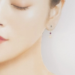 Bông tai Garnet 4゜C - Hàng hiệu Authentic 844124