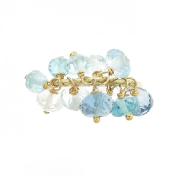 Nhẫn đá màu K18YG - Hàng hiệu Authentic 850399