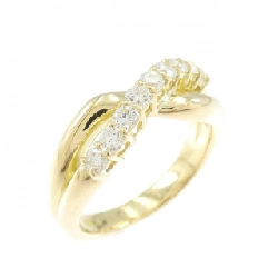 Nhẫn kim cương K18YG 0.38CT - Hàng hiệu chính hãng