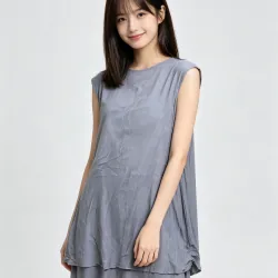 Đầm xô Nhật 2 lớp, tay liền   đã qua sử dụng  lỗi nhẹ