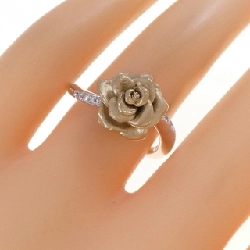 Nhẫn kim cương K18WG/K18YG 0.08CT - Hàng hiệu Authentic 855251