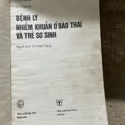 E. TR. NOVIKOVA G.P. POLIAKOVA BỆNH LÝ NHIỄM KHUẦN Ở BÀO THAI VÀ TRẺ SƠ SINH in tại Nga  798993