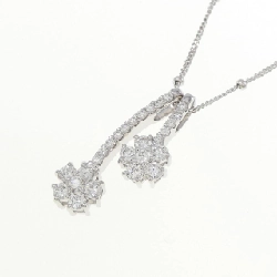 K18WG/750WG 2WAY Dây chuyền kim cương 0.22CT - Hàng hiệu Chính hãng 860738