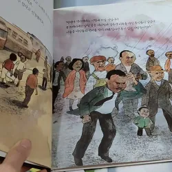 [Tặng nẹp góc] Truyện thiếu nhi Hàn Quốc: Danh nhân 60 -  지인지기 인물 이야기: 마틴 루서 킹 732009