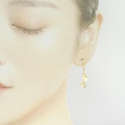 K18YG Lá Bạc Tai - Hàng hiệu Chính hãng 872896