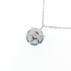 Dây chuyền Blue Topaz PT900/PT850 1.25CT - Hàng hiệu Chính hãng 858078