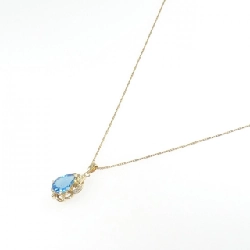 K18YG Blue Topaz Necklace - Hàng hiệu Authentic 860350