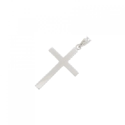 K14WG Mặt dây chuyền hình chữ thập - Hàng hiệu Chính hãng