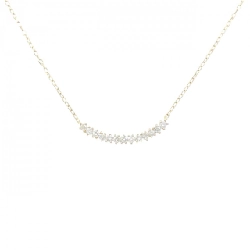 Dây chuyền kim cương K18YG 0.12CT - Hàng hiệu Chính hãng