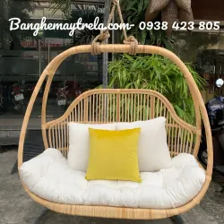 Ghế xích đu đôi mây 553419