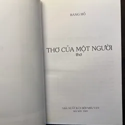 Băng Hồ - Thơ của một người (kèm chữ ký tặng) 606265