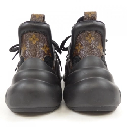 Giày sneaker LOUIS VUITTON bằng vải canvas monogram bóng - Hàng hiệu Authentic 828251