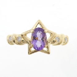 Nhẫn Amethyst 750YG 672459