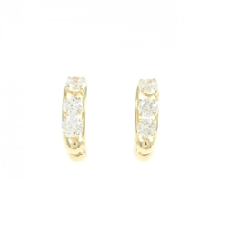 K18YG Bông tai Cubic - Hàng hiệu Chính hãng