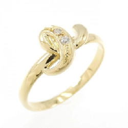 Nhẫn kim cương K18YG 0.024CT