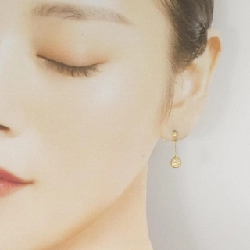 K18YG Bông tai kim cương 0.12CT - Hàng hiệu Chính hãng 863766