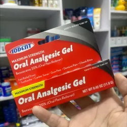Thuốc giảm đau Oral Analgesic Gel Iodent 20% chứa Benzocaine 717732
