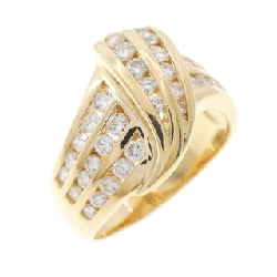 Nhẫn kim cương K18YG 0.84CT