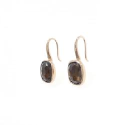 Bông tai đá quý khói Veretta Ottava - Hàng hiệu Authentic 845931