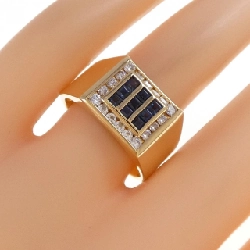 Nhẫn Sapphire K18YG 0.65CT 666317