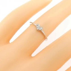 Nhẫn kim cương hình trái tim K10WG 0.05CT - Hàng hiệu Authentic 847524