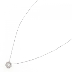 K18WG Solitaire Dây chuyền kim cương 0.12CT - Hàng hiệu Chính hãng 863643