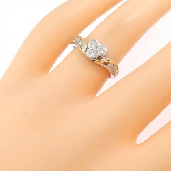 Nhẫn kim cương PT900/K18YG 0.53CT - Hàng hiệu Authentic 851778